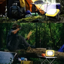 Proyector LED 6 en 1. Solar, Multifunción 50W, CCT, Regulable, Power Bank, Magnético, Litio 3,7V - 6000mAH