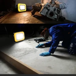 Proyector LED 6 en 1. Solar, Multifunción 50W, CCT, Regulable, Power Bank, Magnético, Litio 3,7V - 6000mAH