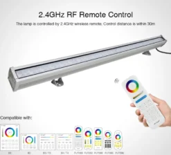Proyector LED lineal 24W RGB+CCT, 220V, RF, Alexa, SINC. 1m