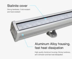 Proyector LED lineal 24W RGB+CCT, 220V, RF, Alexa, SINC. 1m