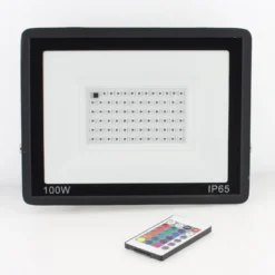 Proyector LED RGB, 100W + mando a distancia