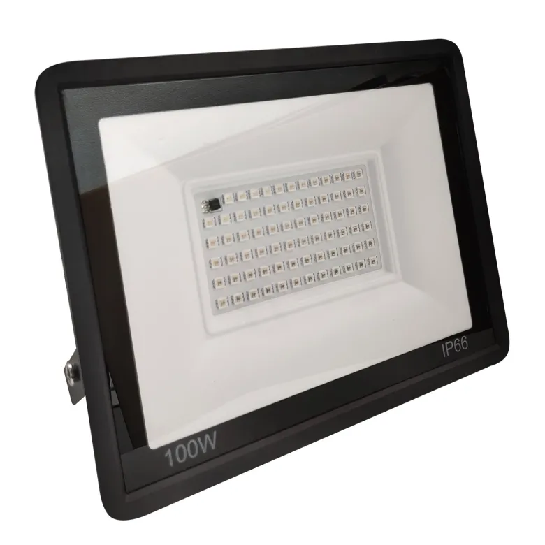 Proyector LED RGB, 100W + mando a distancia