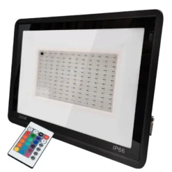 Proyector LED RGB, 200W + mando a distancia