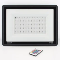 Proyector LED RGB, 200W + mando a distancia