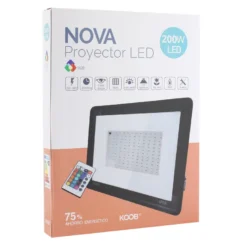Proyector LED RGB, 200W + mando a distancia
