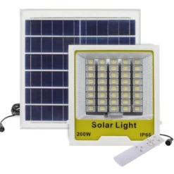 Proyector LED SOLAR CCT PRO 200W 3,2V - 12000mAH