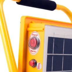 Proyector LED, 100W solar con batería recargable + power bank + emergencia