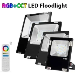 Proyector RGB+CCT Nichia Led, 10W, RF, DC24V