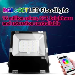 Proyector RGB+CCT Nichia Led, 30W, RF