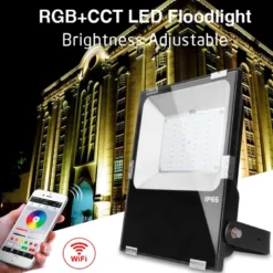 Proyector RGB+CCT Nichia Led, 50W, RF