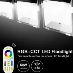 Proyector RGB+CCT Nichia Led, 50W, RF