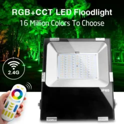 Proyector RGB+CCT Nichia Led, 50W, RF