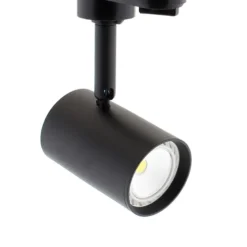 RAIL COOK Housing GU10, negro, foco carril trifásico