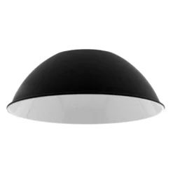 Reflector aluminio 90º para lámpara industrial, Ø174mm, negro