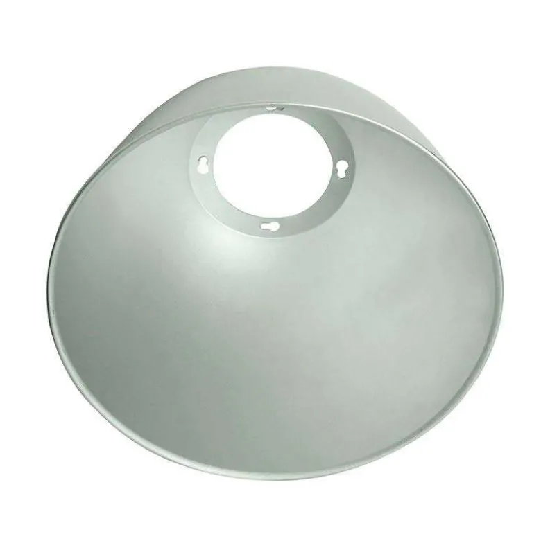 Reflector aluminio 45º para lámpara industrial, Ø195mm