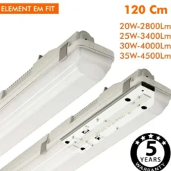 Regleta Estanca Led 44W-38W-32W-25W OSRAM Driver, 150cm