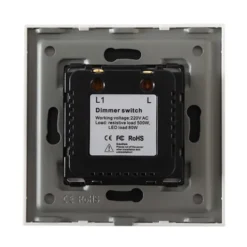 Regulador LED TRIAC Dimmer marco PC blanco KOOB