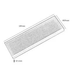 Rótulo LED mini, Verde DC 3.6V