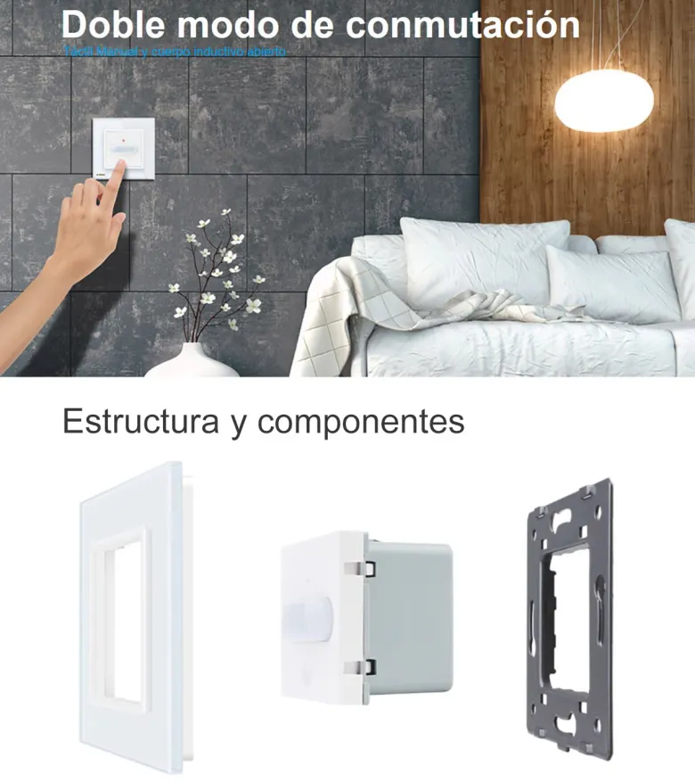Sensor de movimiento, blanco LIVOLO