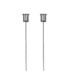 Set de 2 cables de suspensión 2m para perfiles y carriles