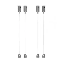 Set de 4 cables de suspensión para instalación de panel led 1m