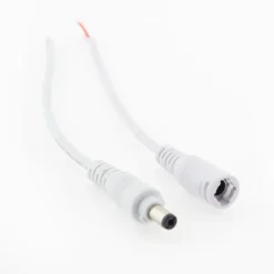 Set dos cables de conexión con conectores DC Macho-Hembra