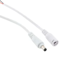 Set dos cables de conexión con conectores DC Macho-Hembra