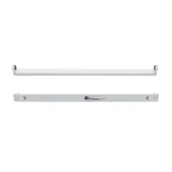 Soporte para Tubo LED T8 de 120 cm. Conexión uno o dos Laterales