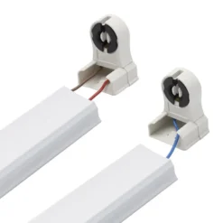 Soporte para Tubo LED T8 de 150 cm. Conexión uno o dos Laterales