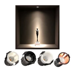 Spot LUCERNA, Bridgelux Chip, 6W, CCT, UGR11, copper