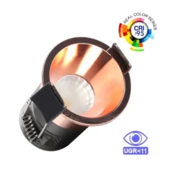 Spot LUCERNA, Bridgelux Chip, 6W, CCT, UGR11, copper