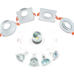 Spot MOFFI-N cuadrado 1 ARO silver
