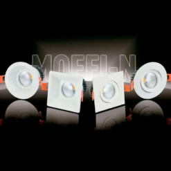 Spot MOFFI-N redondo UP silver