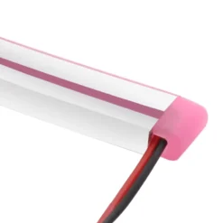 Tapa NEON silicona 6x12mm color violeta, interior, pack 10pcs