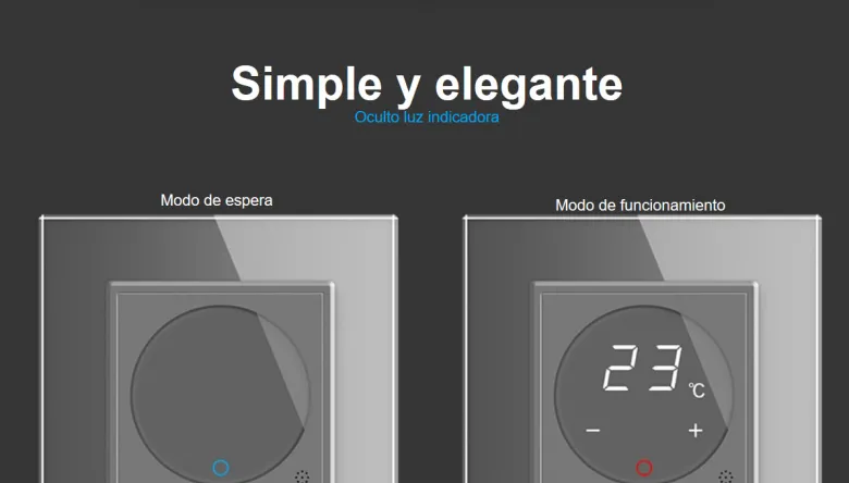 Termostato digital, negro LIVOLO