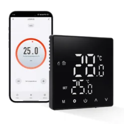 Termostato digital WiFi + ZigBee KOOB negro