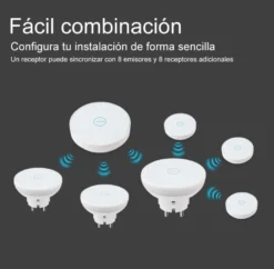 Timbre inalámbrico emisor+receptor LIVOLO