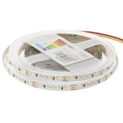 Tira LED Blanco Dual SMD3838, DC24V, 5m (154 Led/m), 75W, CRI>90,IP65