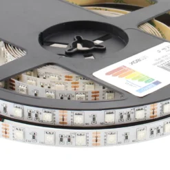 Tira LED SMD5050, RGB, DC12V, 5m (60Led/m) - IP20