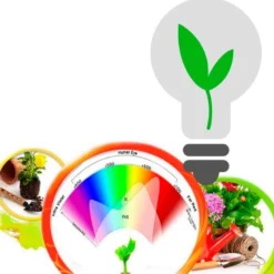 Tubo LED T8 8W, 60cm, PLANT GROW Full Spectrum, Crecimiento de plantas, IP65