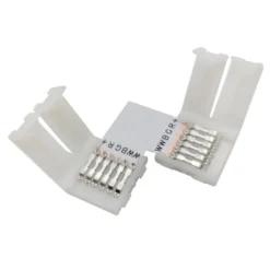 Unión / conector L rígido Pin Click para tiras LED RGB+CCT 6 pin