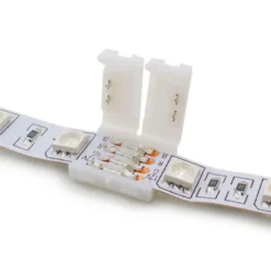 Unión / conector rígido Pin Click para tiras LED RGB 4 pin