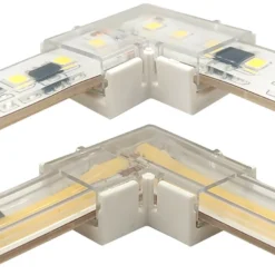 Unión intermedia L tira led PCB 8mm