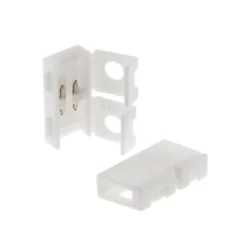 Unión intermedia para tira led 220V SMD/COB,13x6mm, PCB 11mm, con conectores rápidos