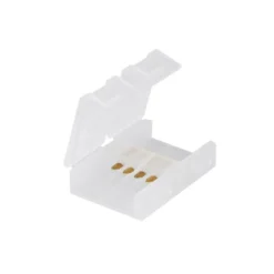 Unión intermedia tira led 220V RGB con conectores rápidos
