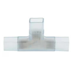 Unión intermedia T tira led 220V SMD5050 / SMD5630 / SMD2835 doble - 9,5mm