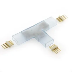 Unión intermedia T tira led 220V SMD5050 RGB - 12mm