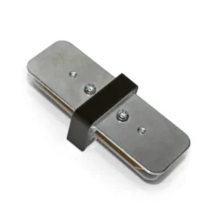 Unión I para carril monofásico, negro, cuadrado