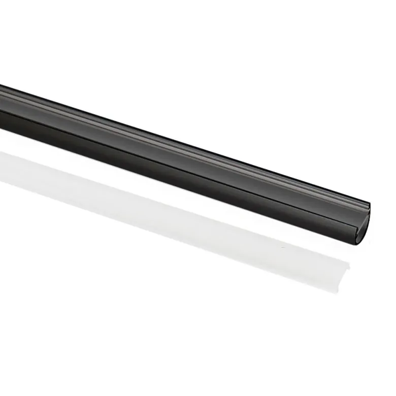 VITRA-S Perfil Aluminio 1m, negro
