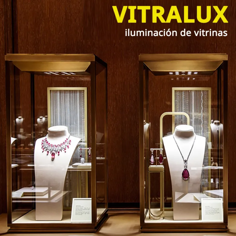 VITRA W Perfil Aluminio + cubierta opal 1m